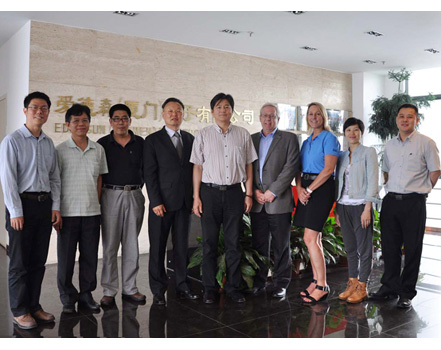 The company ZETEC from America came to Visit Eddysun