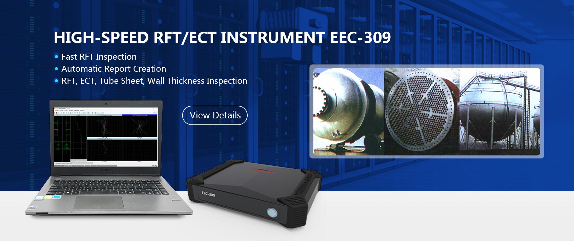 EEC-309 tube inspection with high-speed RFT