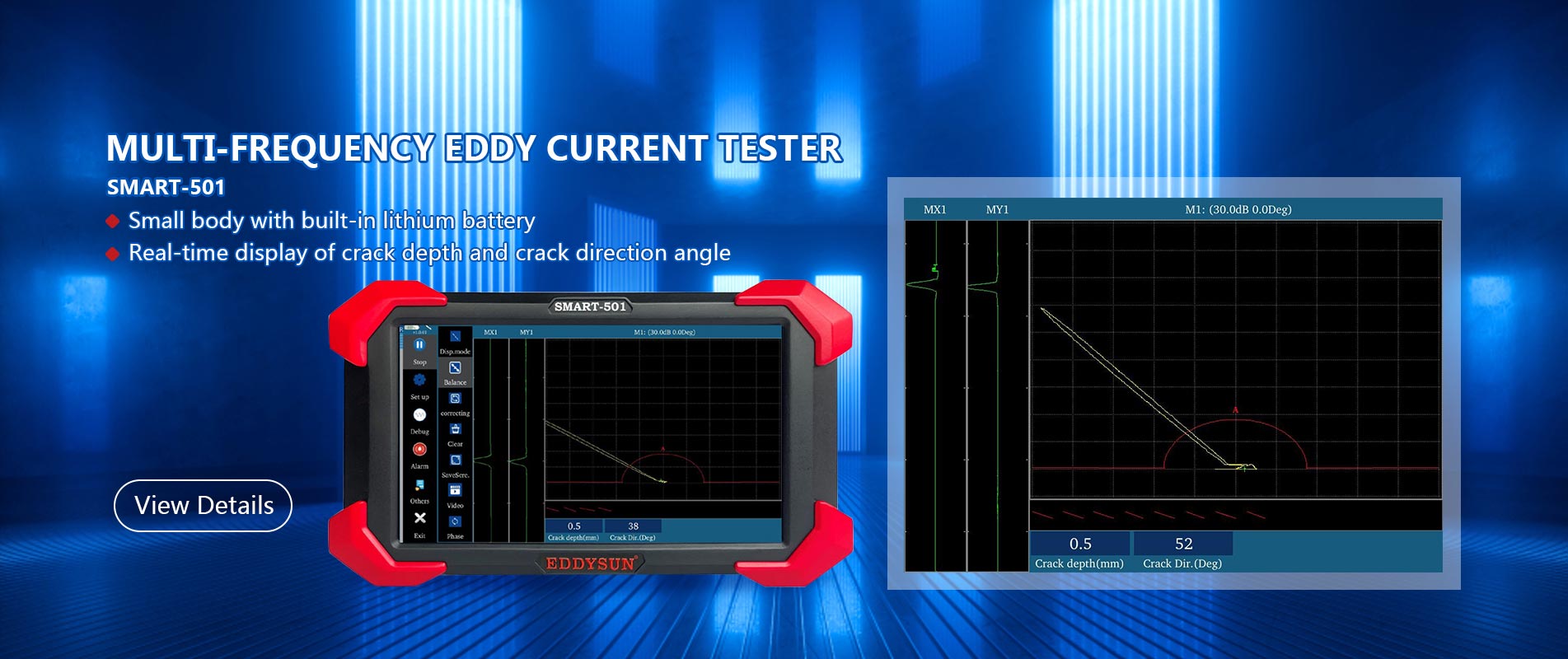 SMART-501 Eddy current weld inspection